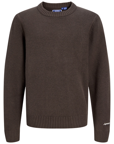 Jack & Jones Junior - JORNorrebro Crew Neck Strik - Mulch